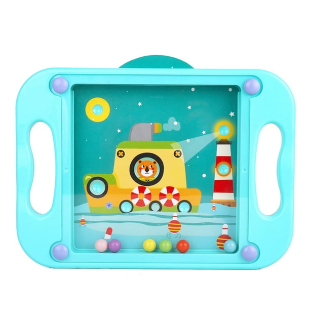 LSJTY Children Maze Balance Board Maze Ball Toy Sensory Training Equipment Green for Kids Coordination and Balance Exercises LSJTY Children Maze Balance Board Maze Ball Toy Sensory Training Equipment Green for Kids Coordination and Balance Exercises